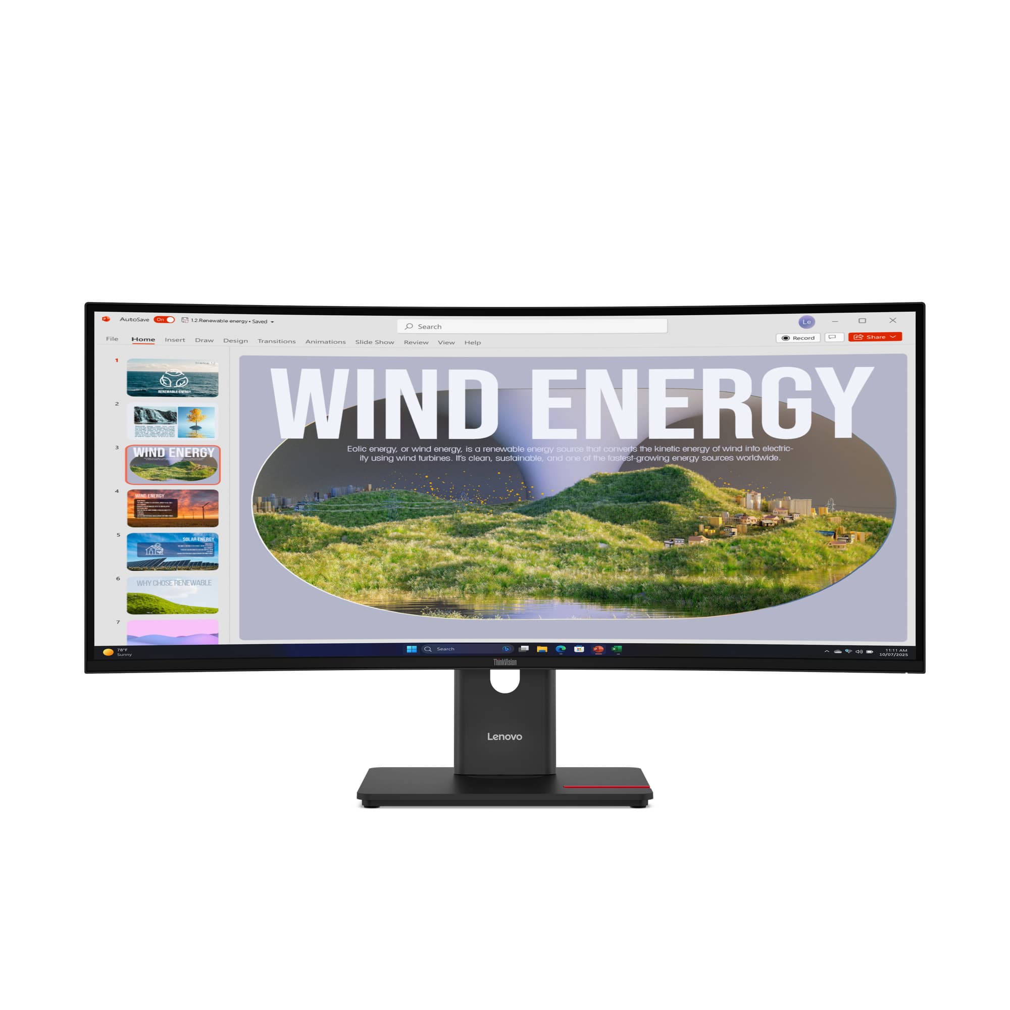 Lenovo T34WD-40(A253403T0) 34 Monitor-HDMI