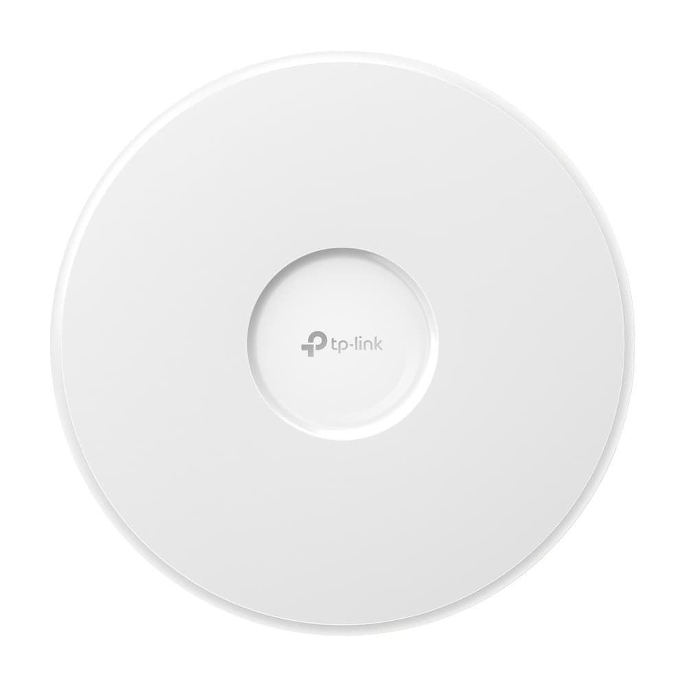TP-Link Omada BE11000 Ceiling Mount TRI-Band WI-FI 7 Access Point Port: 1 2.5G RJ45 Port SPEED:574MBPS AT 2.4 GHZ + 4320 Mbps AT 5 Ghz+ 5760
