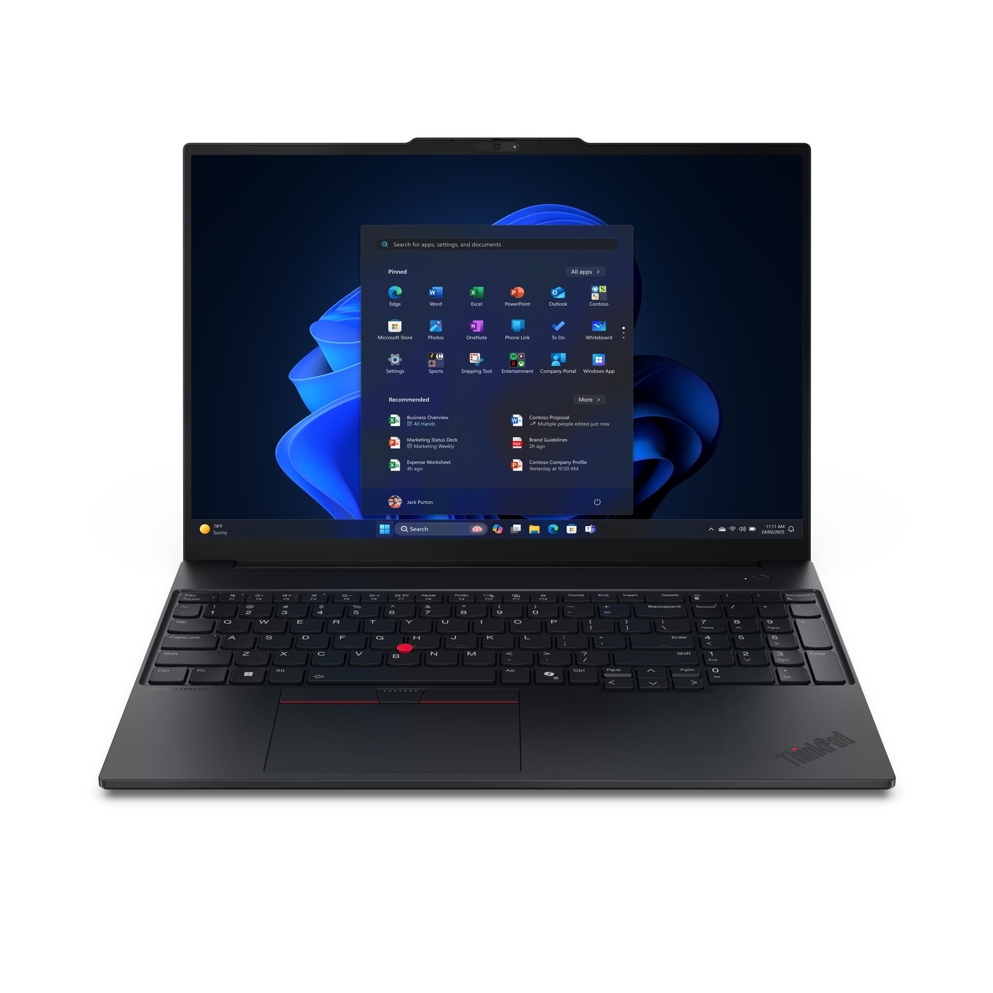 Lenovo French Thinkpad E16 G3, Intel Core Ultra 5 225U (e-Cores UP TO 3.80GHZ, 12MB), 16IN Wuxga NON-Touch, W11P64 Us/uk_eng, 16.0GB, 1X256G