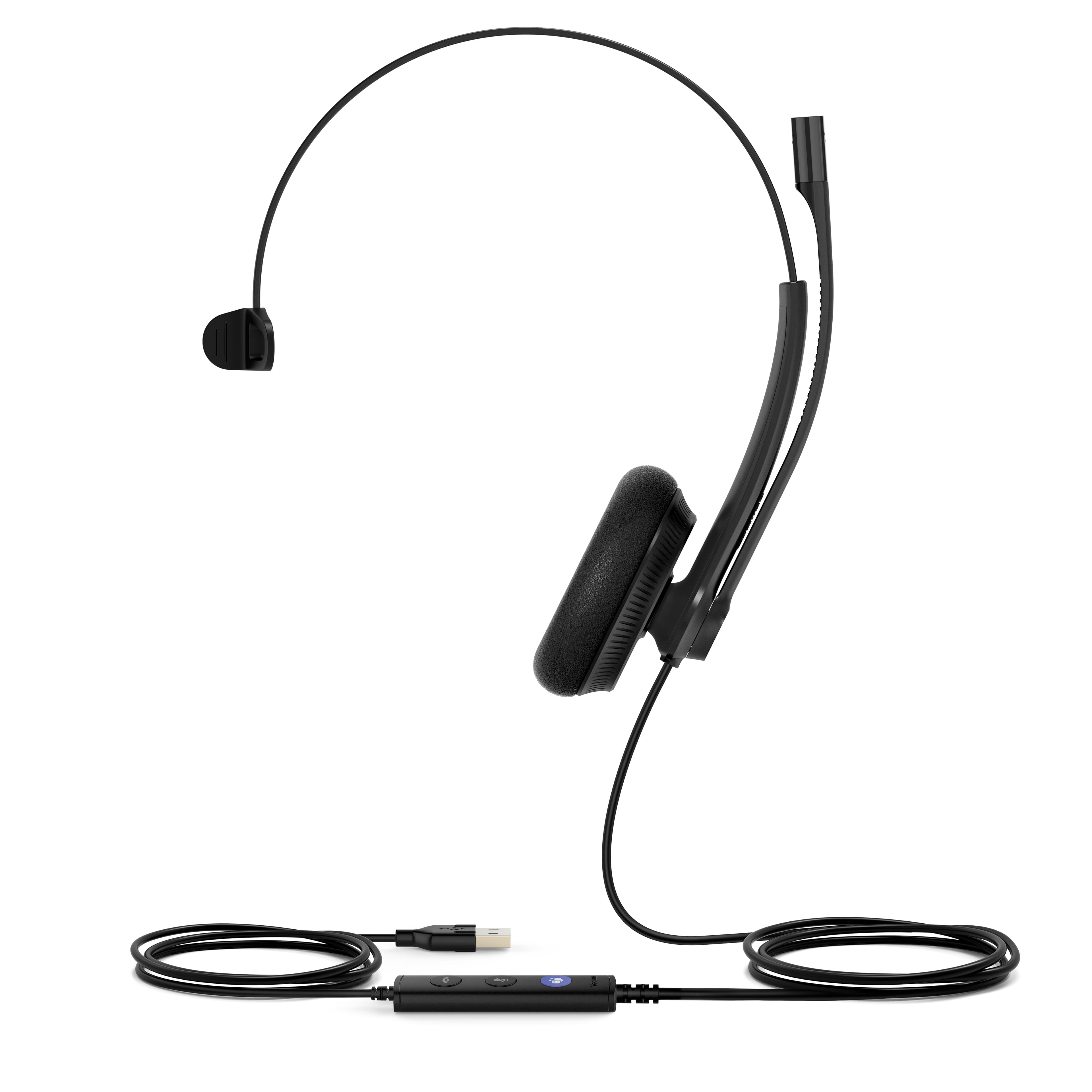 Yealink THE Yealink UH34/UH34 Lite IS A Teams Certificate Professional USB Wired Headset With Crystal Clear Audio.