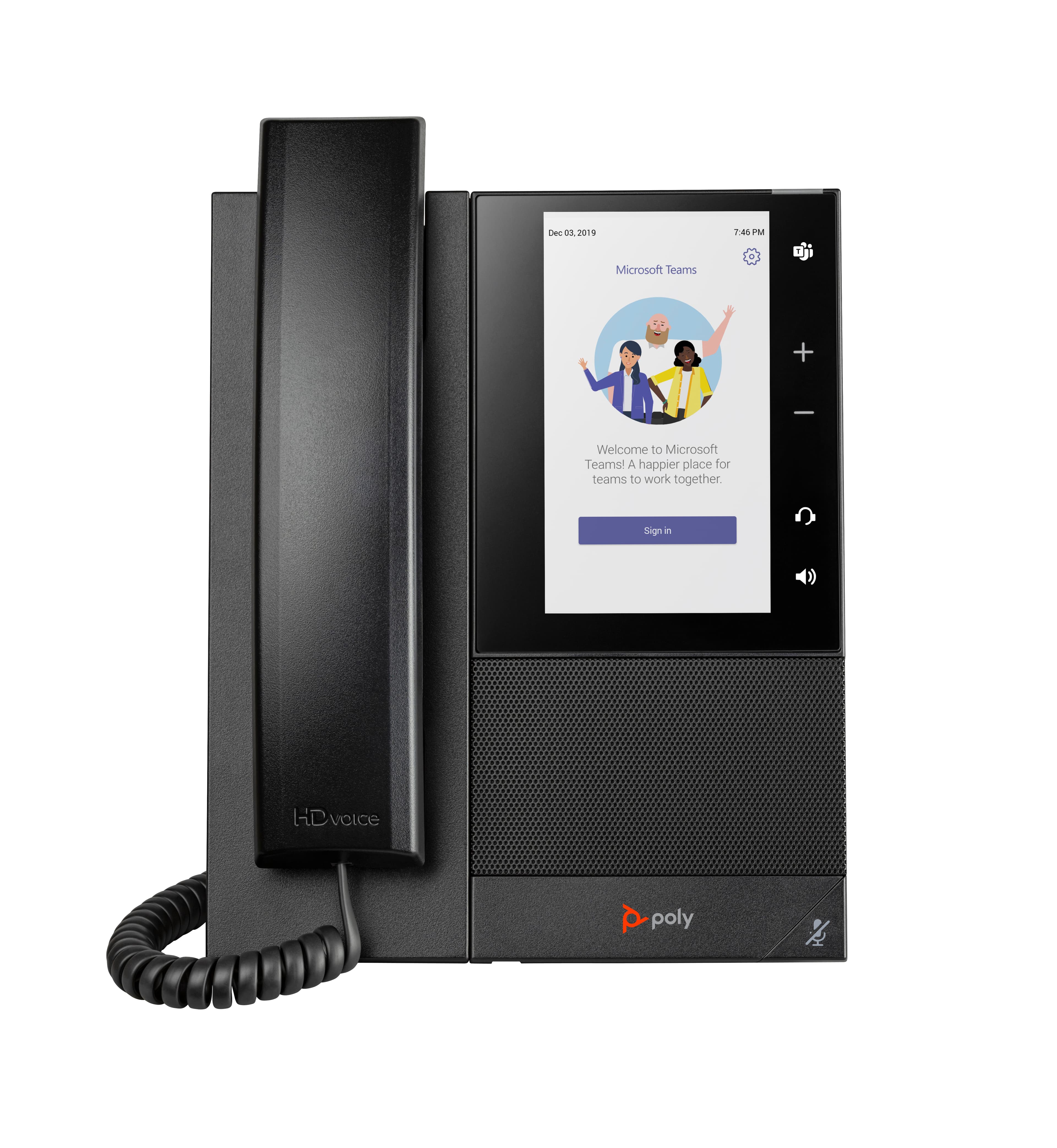 HP Poly CCX 505 Business Media Phone FOR Microsoft Teams AND POE-Enabled