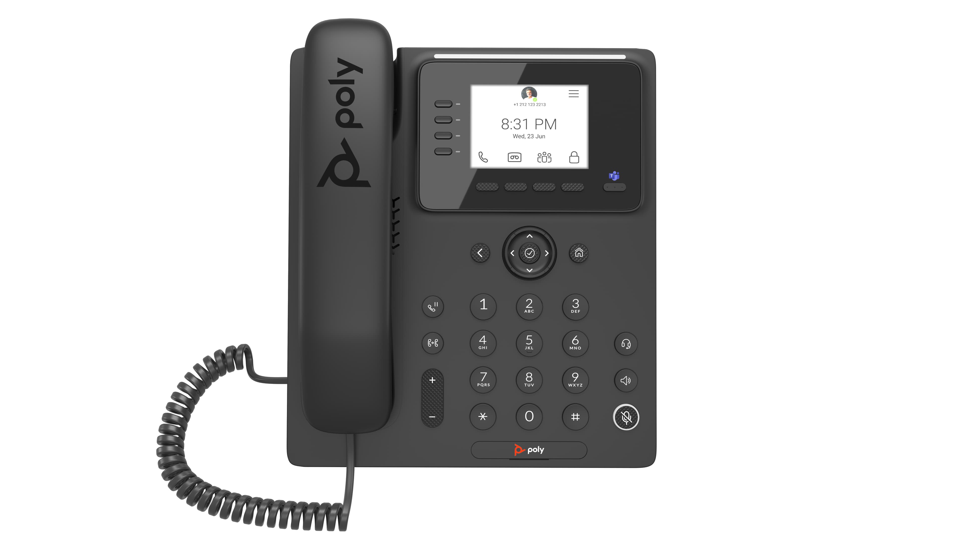 HP Poly CCX 350 Business Media Phone FOR Microsoft Teams AND POE-Enabled-WW
